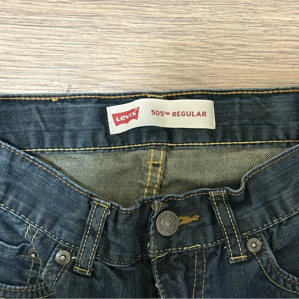 Levi's 505 Regular‎ Fit Jeans Women's 12 Reg W26 L26 Dark Wash Straight Leg